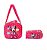 Kit Mochila Escolar Infantil Minnie Mouse Disney 3D Costas - Imagem 4