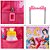 Mochila Escolar Princesas Bolsa Rodinha Kit Lancheira+Estojo - Imagem 4