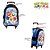 Kit Mochila Infantil Escolar Baby Shark Azul com Rodinhas - Imagem 4