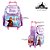 Kit Mochila Escolar Infantil Frozen 2 Elsa E Anna C Rodinha - Imagem 2