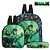 Kit Mochila Escolar Pequena Incrivel Hulk Vingadores Costas - Imagem 1