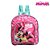 Mochila Escolar Minnie Mouse Rosa Costas Lancheira+Estojo - Imagem 4