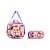 Kit Mochila Escolar Infantil Cry Babies Rosa Com Rodinhas - Imagem 5