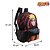 Mochila Escolar Bolsa Akatsuki Naruto Anime Preta Costas - Imagem 3