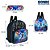 Kit Mochila Infantil Pequena Sonic Runner Filme de Costa - Imagem 3