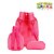 Kit Mochila De Costas Infantil Escolar Baby Shark Rosa Grand - Imagem 4