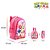 Kit Mochila De Costas Infantil Escolar Baby Shark Rosa Grand - Imagem 3