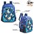 Kit Mochila Escolar Os Pinguins Madagascar Disney Costas - Imagem 2