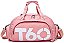 T60 Bolsa Academia Transversal Com Compartimentos em Rose - Imagem 2