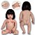 Bebê Reborn Baby Boneca Cabelos Morena +Enxoval Completo LOL - Imagem 6