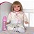 Boneca  Reborn Infantil Adora Loira Silicone Luxo - Imagem 2