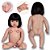 Boneca  Menina Infantil Roupa de Xodo Bege Realista - Imagem 4