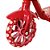 Patinete Infantil 3 Rodas Vermelho Compacto com Cestinha - Imagem 5