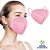 Máscara Respiratória KN95 PFF2 WWDoll Cinco Camadas Rosa - Imagem 1
