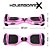 Skate Elétrico 6,5 Rosa Cromado HoverboardX Bluetooth - Imagem 4