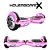 Skate Elétrico 6,5 Rosa Cromado HoverboardX Bluetooth - Imagem 2
