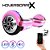 Skate Elétrico 6,5 Rosa Cromado HoverboardX Bluetooth - Imagem 3