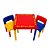 Mesa com Cadeira Didatica com Numeros e Alfabeto para Menino - Imagem 2
