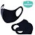 Máscaras Não Descartáveis Neoprene Azul Marinho Unissex 3un - Imagem 3