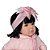 Boneca Bebe Barata Reborn Morena Baby Dolls Super Linda Rosa - Imagem 3