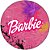 Patinete de Metal Barbie Infantil para Meninas Rosa 2 Rodas - Imagem 2