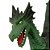 Brinquedo Dragon Island Dragão com Asas Verdes Silmar - Imagem 5