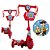 Patinete Infantil Masculino Toy Story Vermelho com Som Luz - Imagem 1