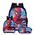 Kit Mochila Escolar Masculina Spider Man Vingadores Costa - Imagem 1
