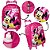 Kit Mochila Escolar Infantil Minnie Mouse Disney De Rodinha - Imagem 2
