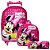 Kit Mochila Escolar Infantil Minnie Mouse Disney De Rodinha - Imagem 1