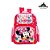 Kit Mochila Escolar Infantil Minnie Mouse Disney De Costas - Imagem 2