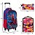 Mochila Infantil Homem Aranha Spider Man Marvel 3D Rodinha - Imagem 4