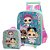 Mochila Infantil Escolar Lol Surprise Com Rodinhas - Imagem 1