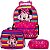 Kit Mochila Feminina Escolar de Rodinha Minnie com Lancheira - Imagem 1