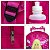 Kit Mochila Infantil Escolar Barbie Com Rodinha - Imagem 4