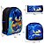 Mochila Masculina Sonic O Filme Costa Lancheira Estojo TN - Imagem 3