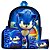 Mochila Masculina Sonic O Filme Costa Lancheira Estojo TN - Imagem 1