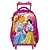 Kit Mochila Escolar Infantil Princesas Disney com Rodinhas - Imagem 6
