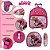 Kit Mochila Infantil Feminina Rodinha Minnie Pequena Passeio - Imagem 3