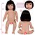 Boneca Reborn Bebê Realista Morena Linda Kit 12 Acessórios - Imagem 6