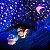 Luminária de Mesa Infantil Luz Led Galaxia 360° Star Master - Imagem 5