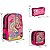 Kit Mochila Infantil Feminina Costas Barbie Tam G Cor Rosa - Imagem 4