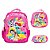 Kit Mochila Infantil Menina Princesas 3D Costas Reforçada - Imagem 1