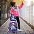 Kit Mochila Infantil Menina Frozen 3D Rodinha Com Lancheira - Imagem 5
