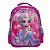 Mochila Infantil Feminina Costas Frozen Elsa 3D Led Frontal - Imagem 1