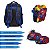 Kit Mochila Infantil Menino Homem Aranha 3D Lancheira Estojo - Imagem 6