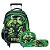 Kit Mochila Infantil Menino Rodinha Hulk 3D Lancheira Tam G - Imagem 1