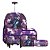 Kit Mochila Infantil Menina Rodinha Wandinha Juvenil Tam G - Imagem 1