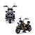 Mini Moto Elétrica Infantil Triciclo 6V Suporta 30kg Preta - Imagem 1