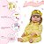 Bebe Reborn Menina Loira Realista Pijama Enxoval Completo - Imagem 3